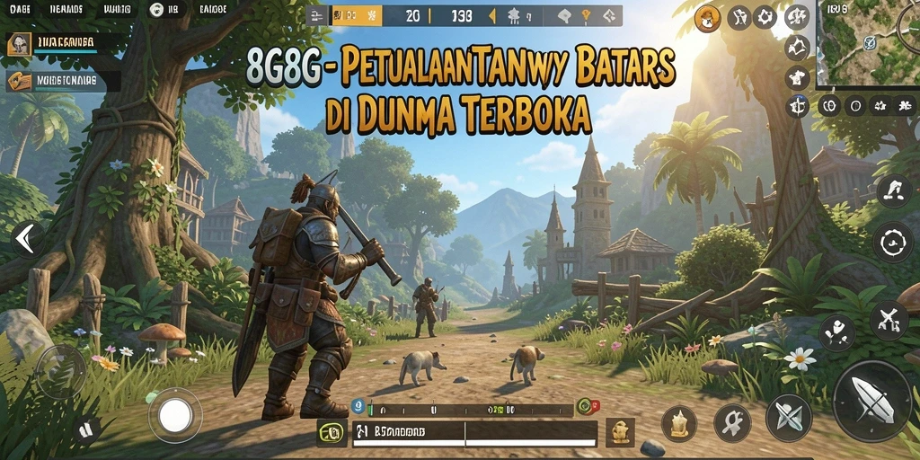 Tangkapan layar gameplay 8G8G menampilkan petualangan yang mendebarkan.