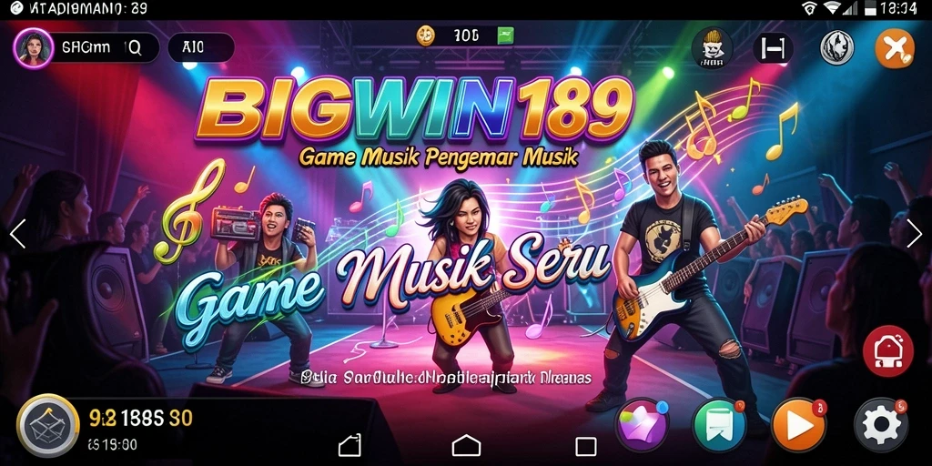 Tampilan gameplay BIGWIN189 yang menarik dan penuh warna.