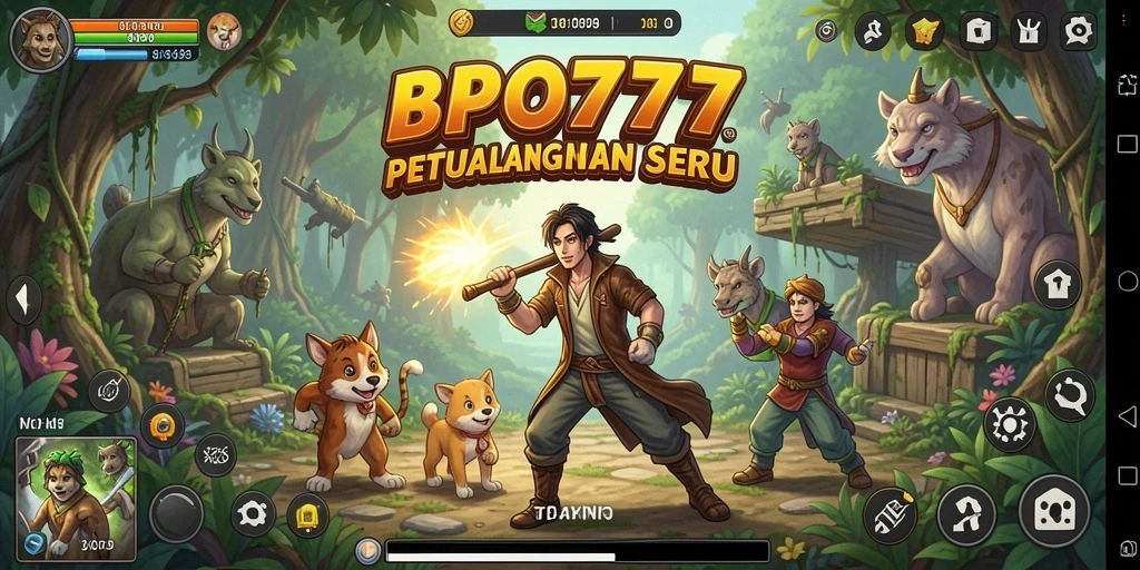 Tampilan gameplay BPO777 dengan petualangan penuh aksi dan tantangan menarik.