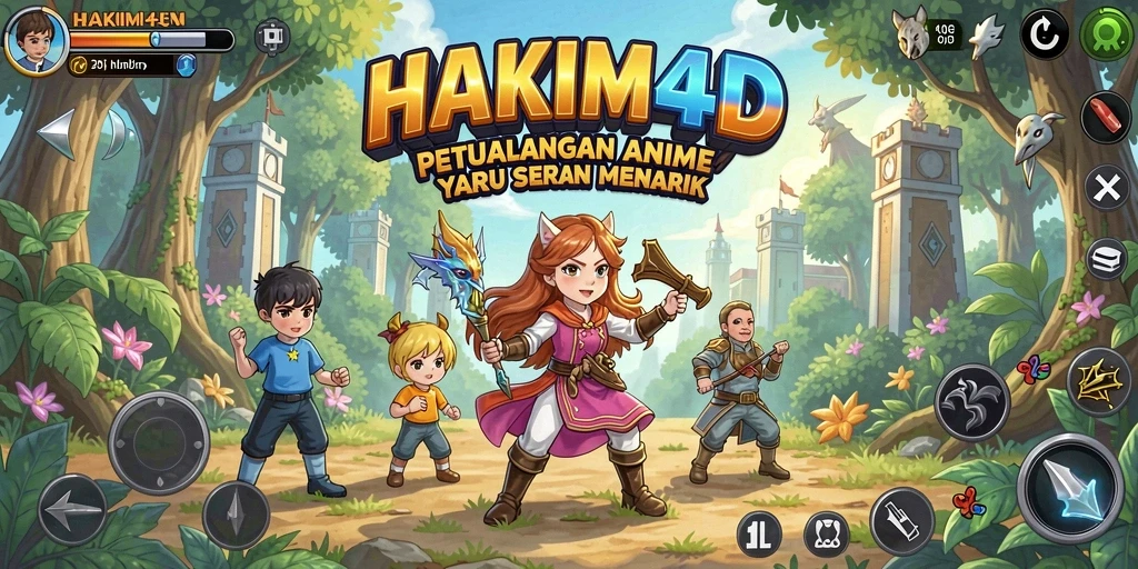 Tampilan gameplay HAKIM4D yang seru dan dinamis.