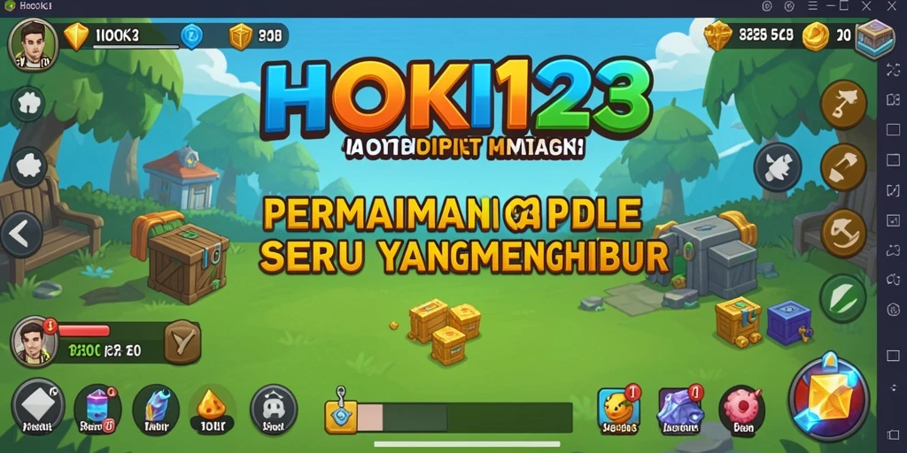 Screenshot utama HOKI123 menampilkan gameplay Idle yang mengasyikkan.