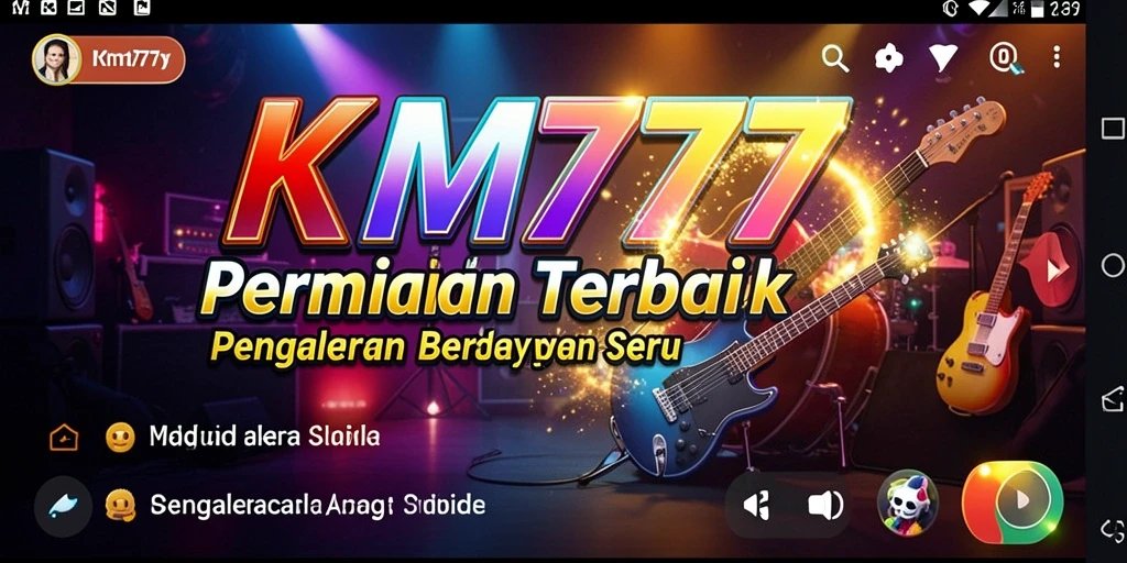 Tampilan gameplay KM777 yang menarik dan penuh warna.