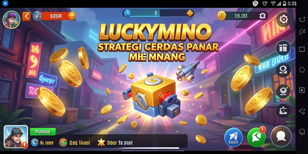 Tampilan gameplay LUCKYMINO yang menarik dan strategis.