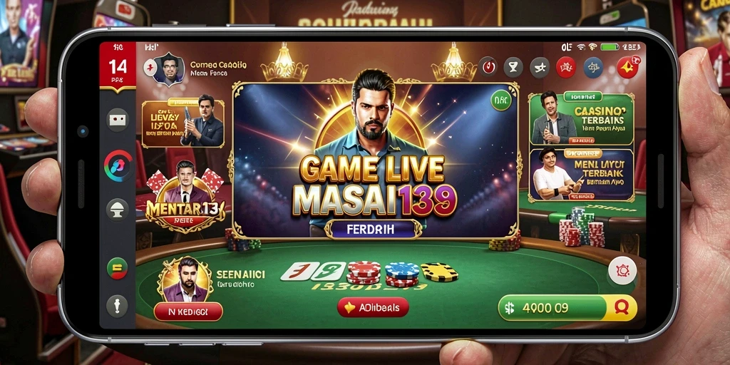Tampilan gameplay Live Casino yang menarik dari MENTARI138.