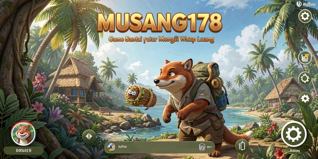 Screenshot gameplay MUSANG178 yang penuh warna dan menarik.