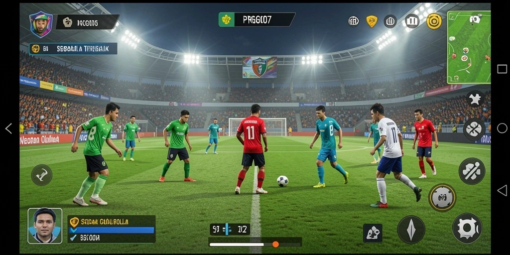 Tangkapan layar dari <strong>PRG007</strong> menunjukkan aksi pertandingan yang seru dan mendebarkan.