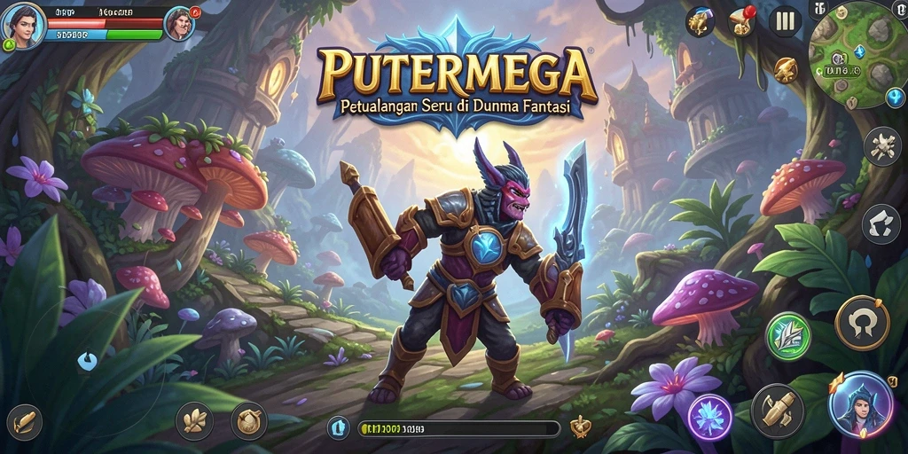 Tampilan gameplay PUTERMEGA yang seru dan penuh petualangan.