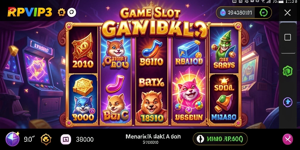 Tampilan gameplay RPVIP3 yang mengasyikkan dan penuh warna.