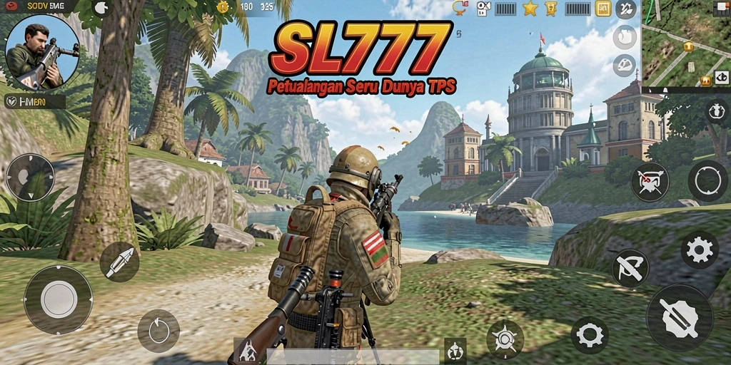 Tangkapan layar menunjukkan aksi intens dalam gameplay SL777.