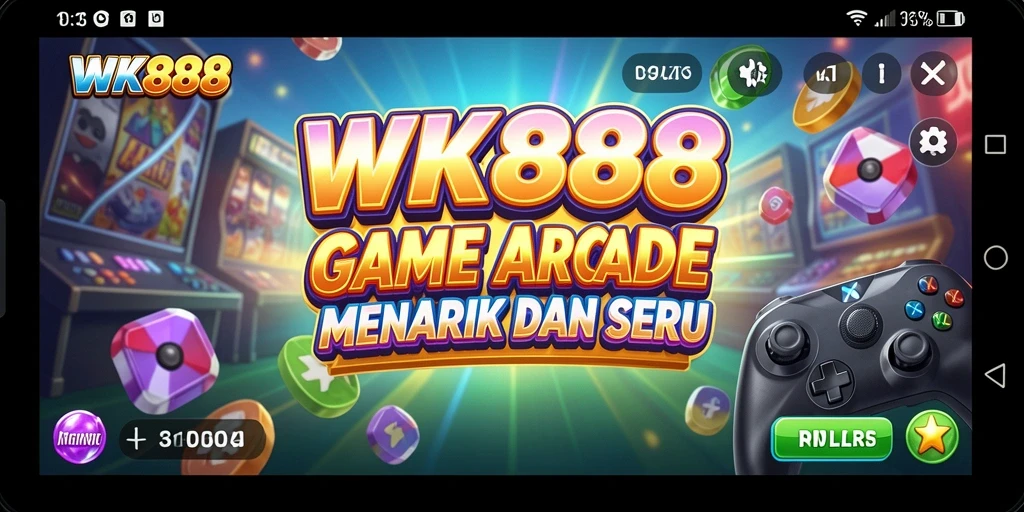 Tampilan gameplay seru dari WK888 dengan banyak level menantang.