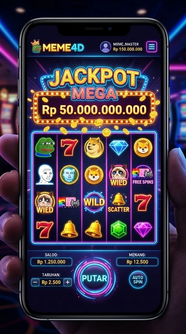Tampilan antarmuka aplikasi meme4d yang bersih dan user-friendly.